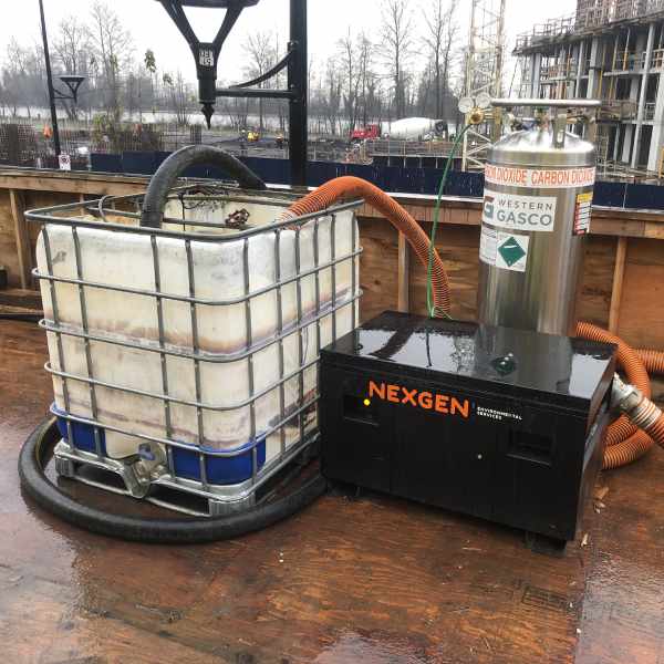pH treatment equipment with CO2 injection for precise pH adjustment in pH Systems dewatering processes.
