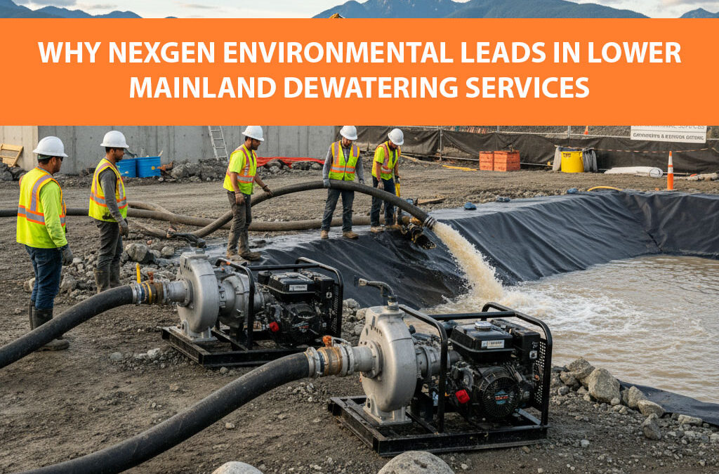 Why NexGen Environmental Leads in Lower Mainland Dewatering Services